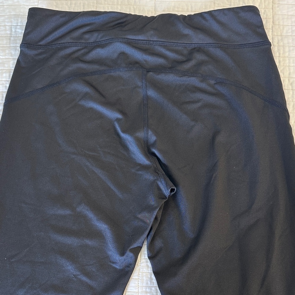 Zenana NWOT Sports Black Leggings Large Black Leggings - Picture 6 of 6